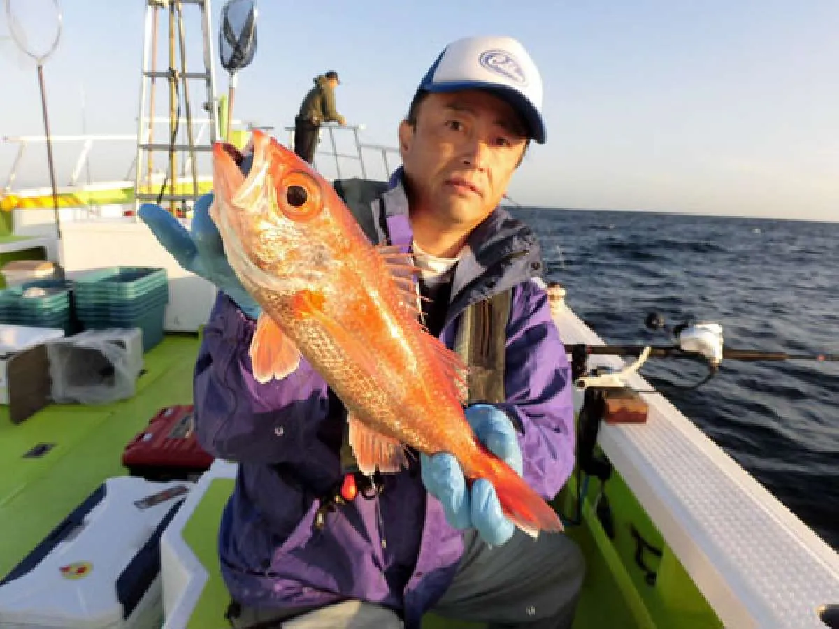 弛まぬ努力で船中一番手の桧垣さん