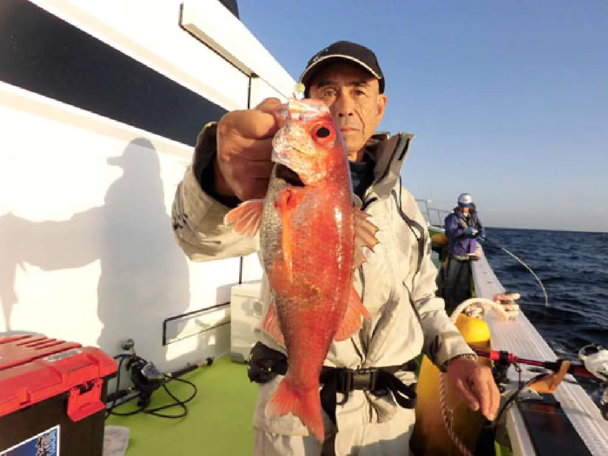 二番手の水沼さん、なかなかの良型！