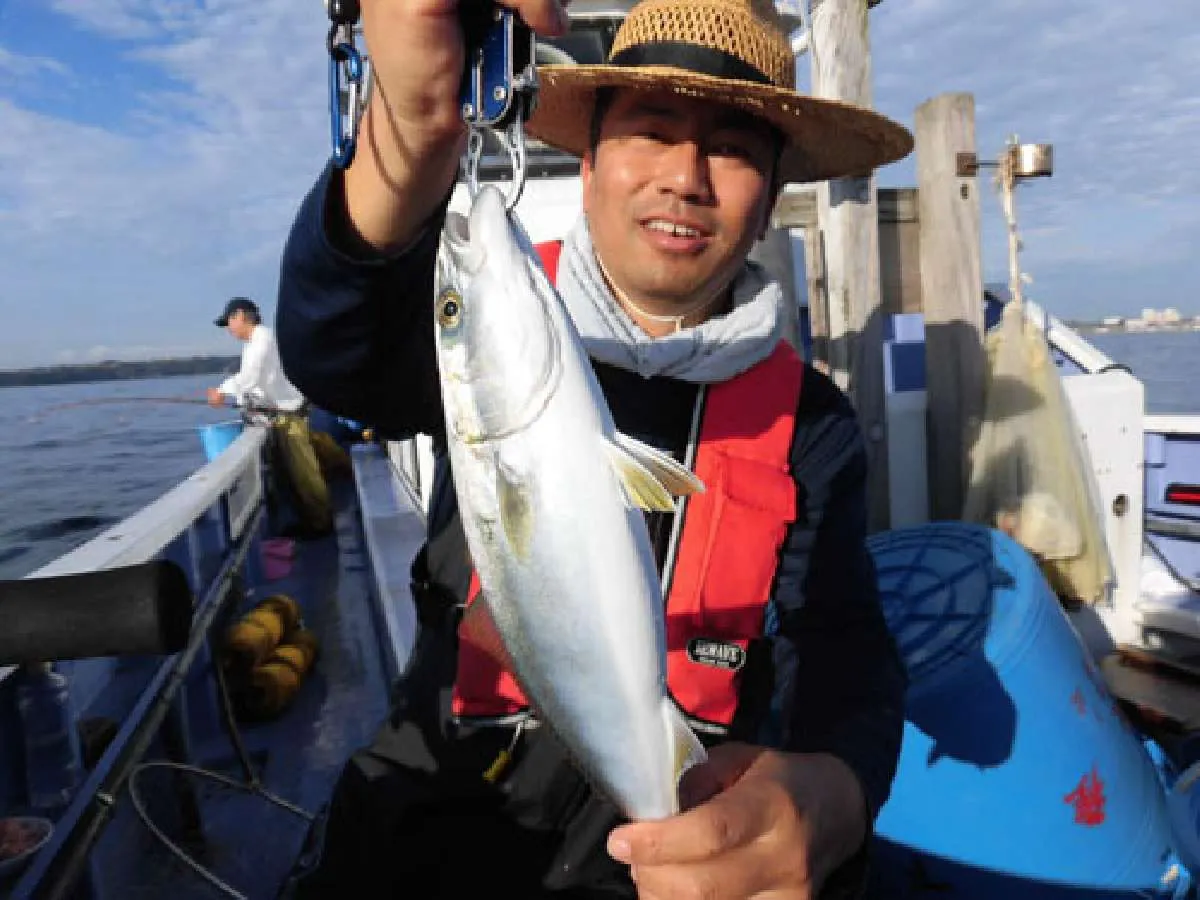 初イナダ、田山さん