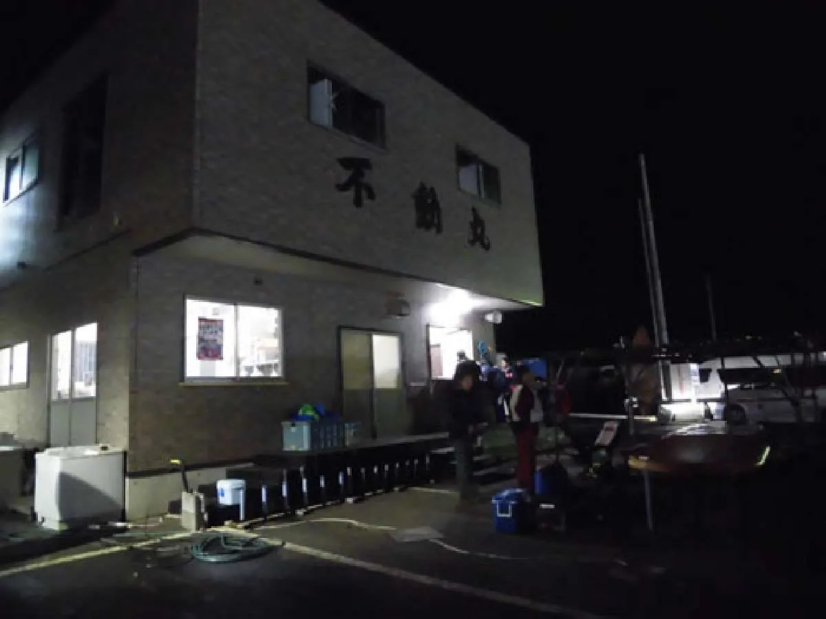 昨年築造の真新しい受付棟