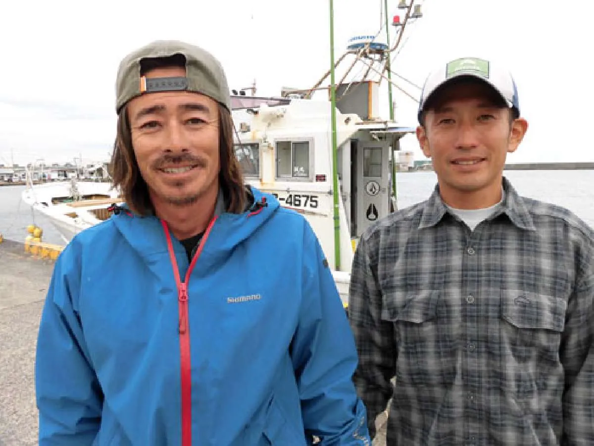 フレンドリーで親切な杉山船長と伊村船長