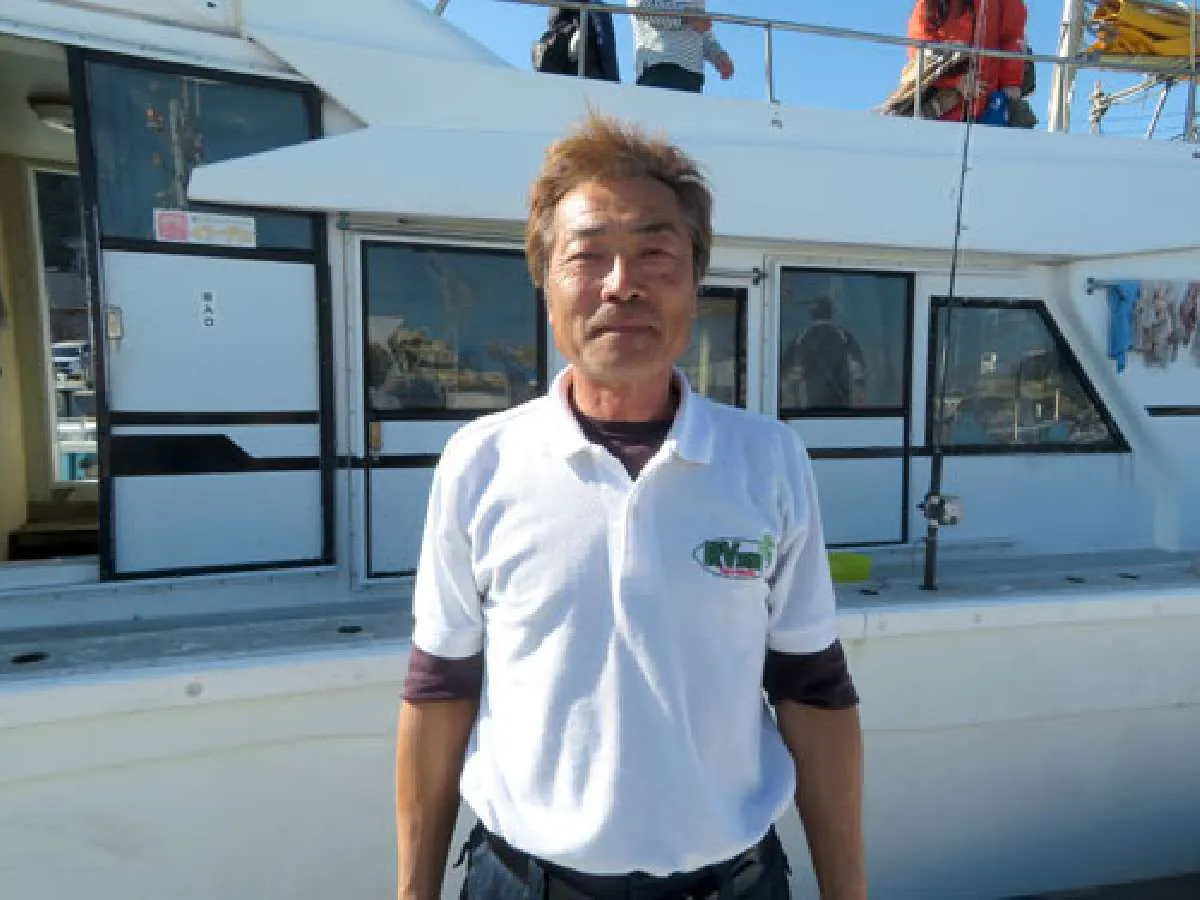 楽しい釣りを提供してくれる『松新丸』牛田貢市船長