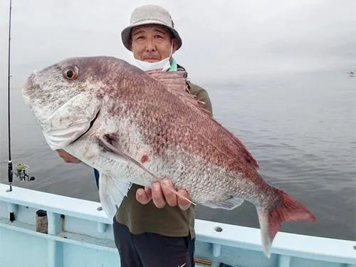 取材日前日に出た72cm、4.5kg！