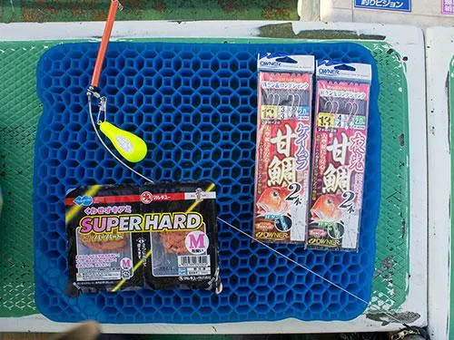 アマダイ釣りに合う仕掛け、天ビンは沢山の製品が発売されている