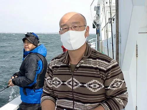 色々と教えてくれる大坂昇船長