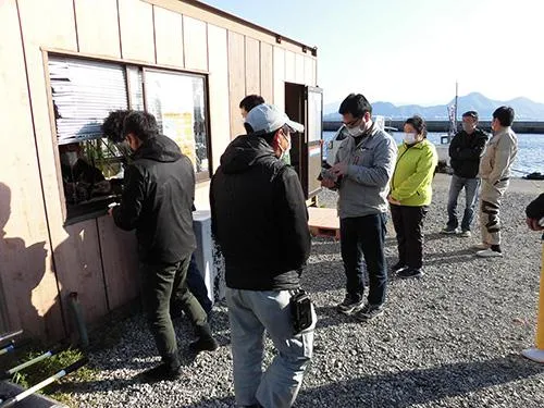 窓口がオープンしたらチェックイン