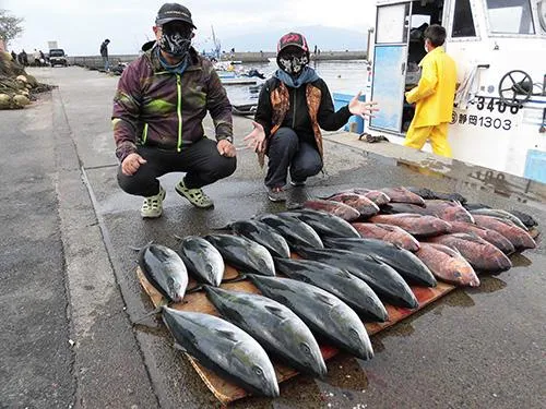 竿頭の釣果、2人分とは言え驚愕！