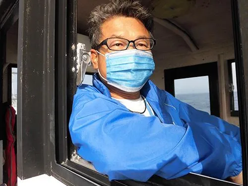 お世話になった『しまや丸』島野一男船長