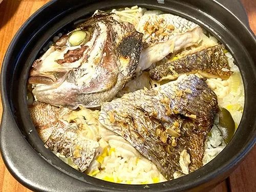鯛飯、美味しかった！