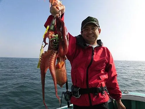 手が合うと良型が上がる、タコ釣りの常