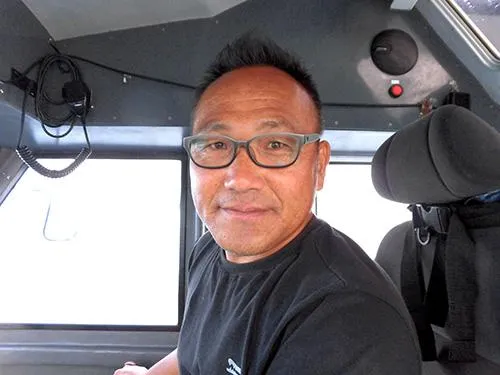 お世話になった笹子宏宣船長