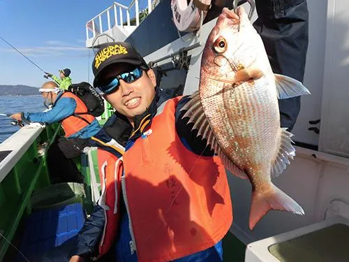 おニューの竿に“入魂”成功！