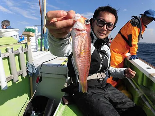 「良かった」と無事アマダイを上げる