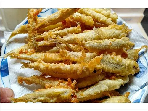 ワカサギの天ぷらは美味い
