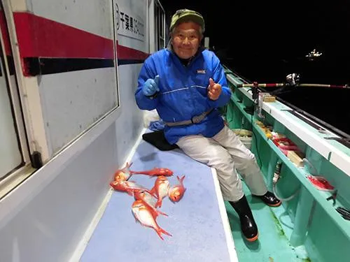 7本バリにキンメ7匹パーフェクト！