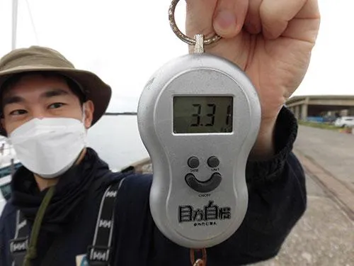 3.31kgの特大マハタ