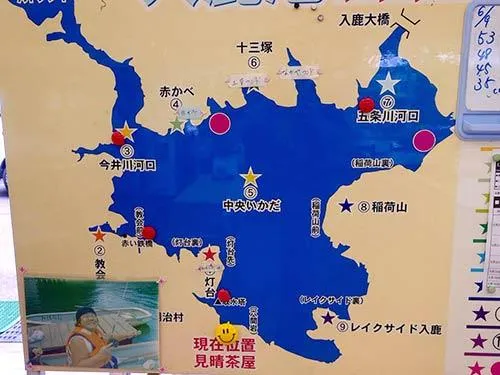 入鹿池のマップ