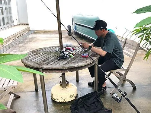 準備に余念がない山下さん