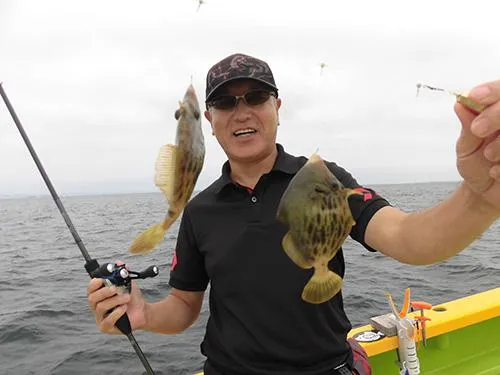 手が合うとダブルで釣れることも！