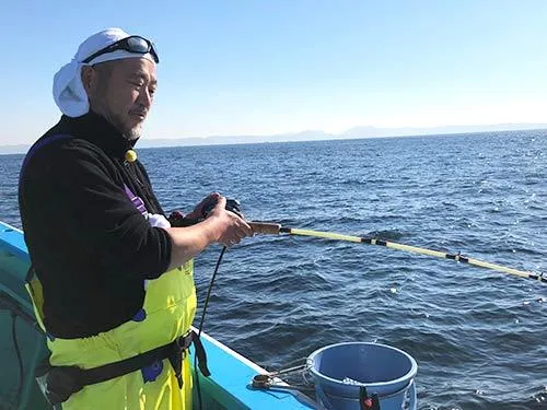 魚の引きを堪能！