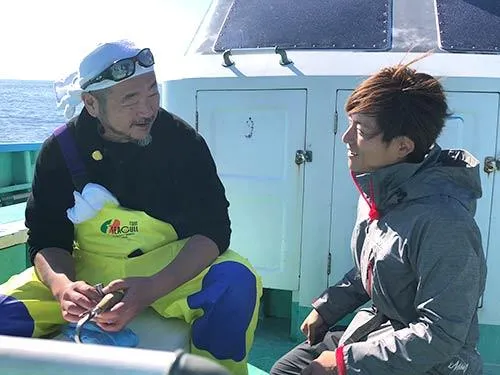 魚の締め方を教わります！
