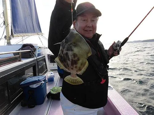 「大きいのが釣れたよ！」