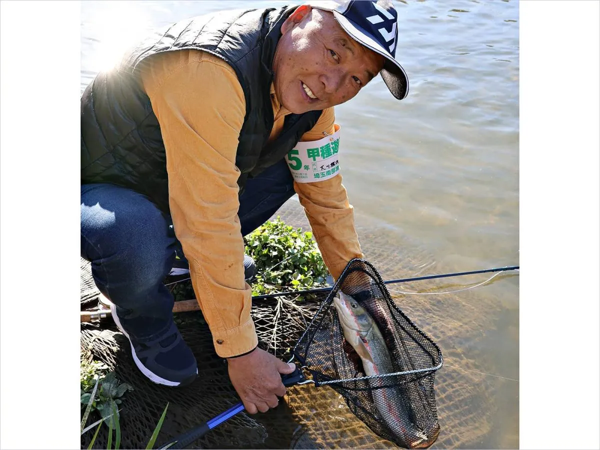 魚が大きいのでネットは必要