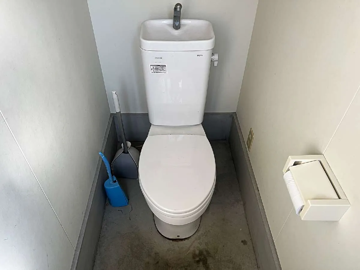 綺麗なトイレもあるので女性も安心して釣りが楽しめる