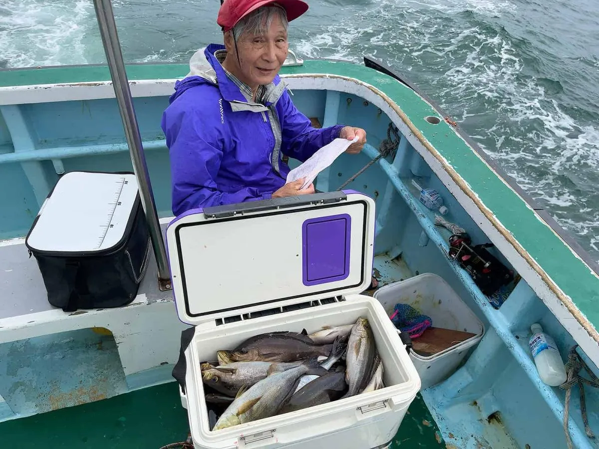 35匹を釣って次点、大健闘！