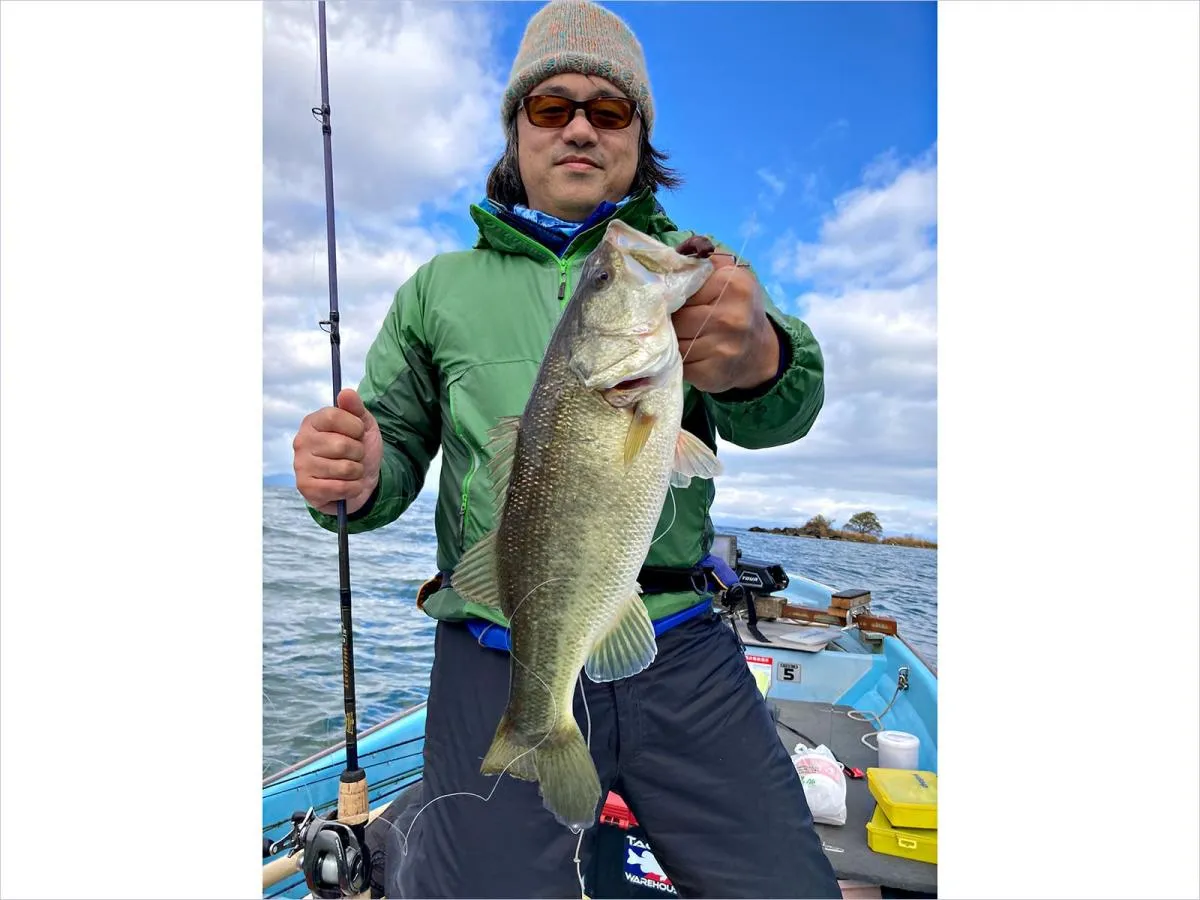 12月に魚礁で釣れたミドルサイズ