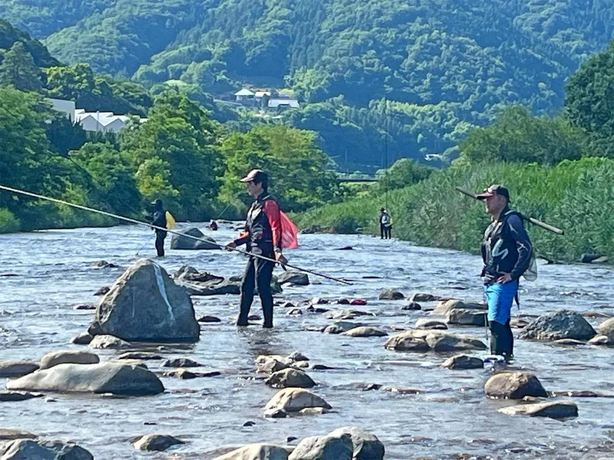 アニキの釣りを見て日々勉強！