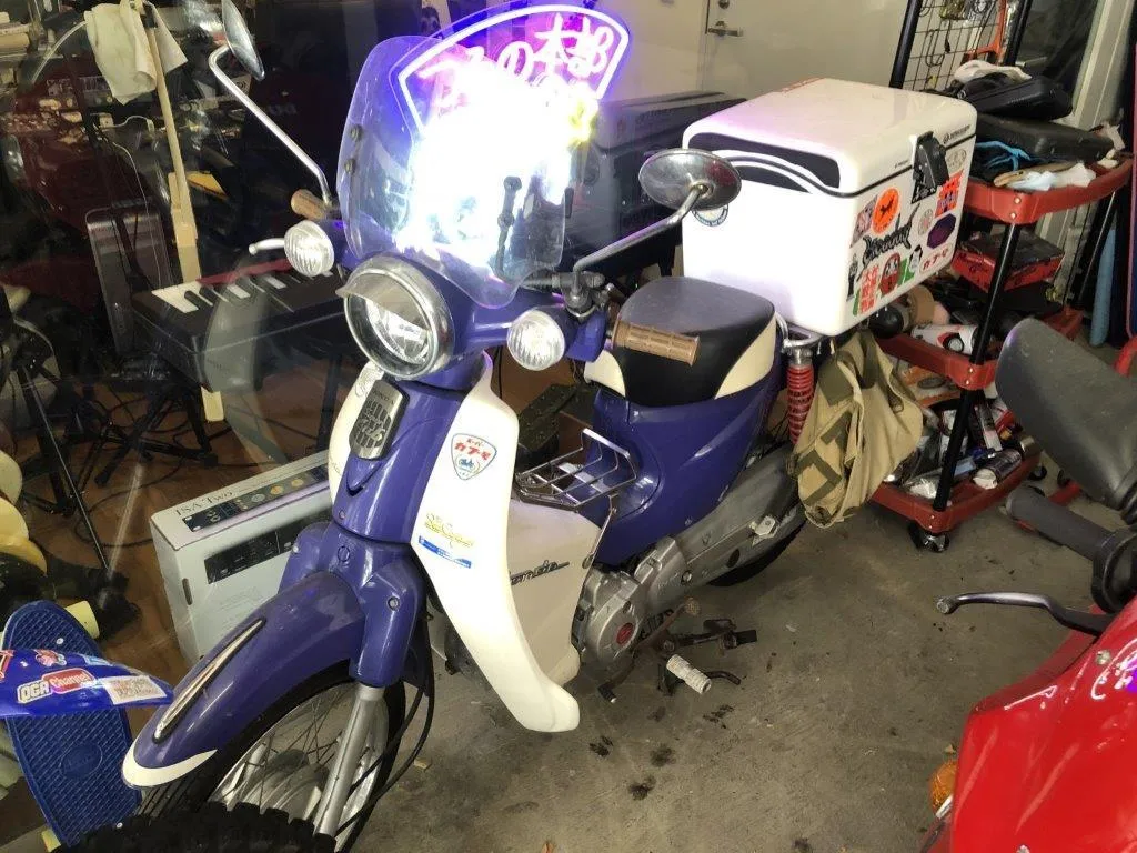 釣り用にカスタムしたカブ。©釣りビジョン
