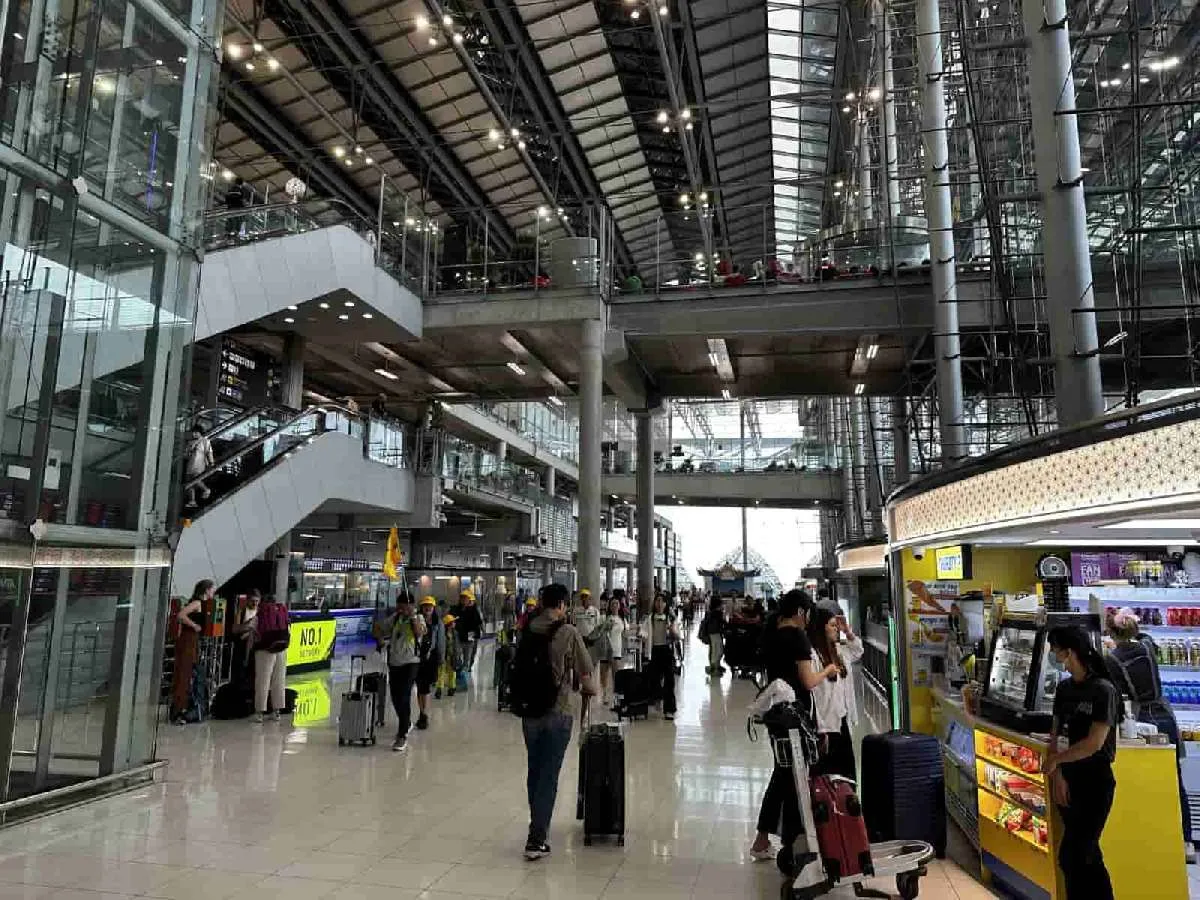 4年ぶりのスワンナプーム国際空港。何回か来てはいるが、アウェイという感じがしない。©望月俊典