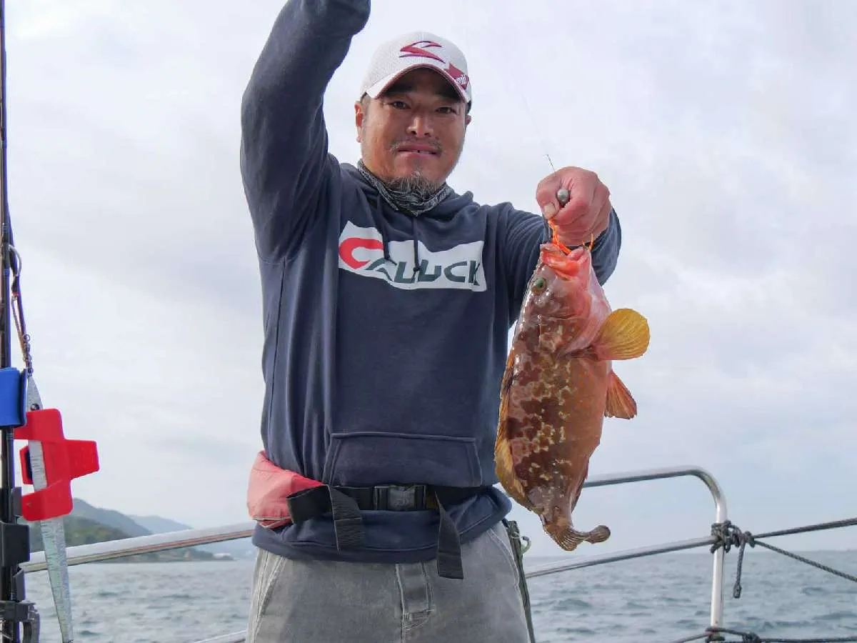 タイラバでアコウヒット！ ©釣りビジョン