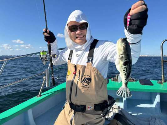 実はトラフグもこの釣りの定番ゲスト！ ©釣りビジョン