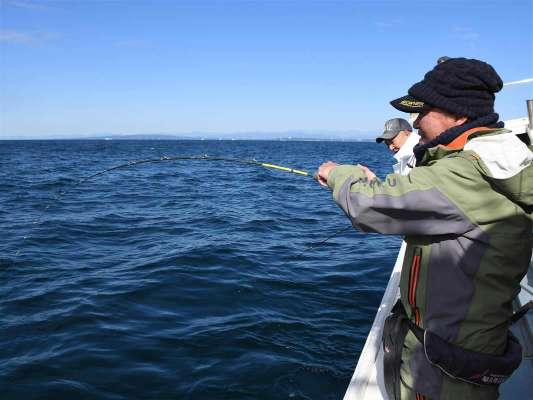 引きはよいが…。 ©釣りビジョン