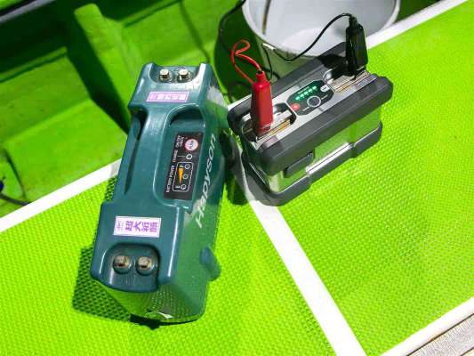 バッテリーの持参推奨。 &copy;釣りビジョン