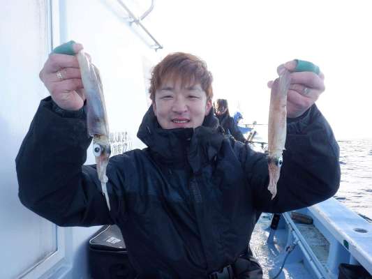 可愛いサイズ（メス）が多かったがダブルの頻度も高かった！ &copy;釣りビジョン