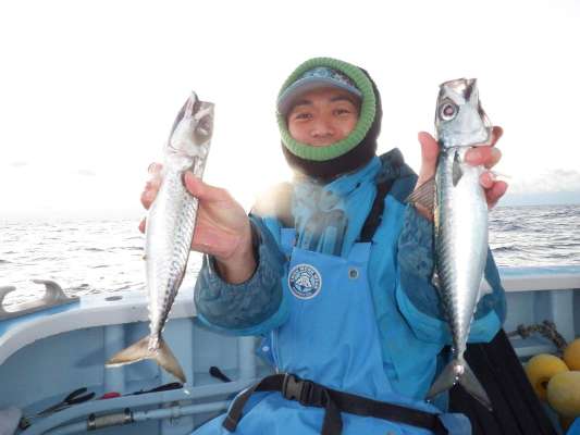 寒サバ25匹ゲットで竿頭！ &copy;釣りビジョン