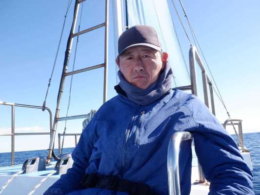 お世話になった上乗りの吉清まさひこさん。 &copy;釣りビジョン