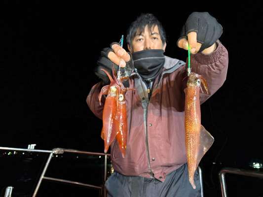 ヤリイカも交じった。 &copy;釣りビジョン