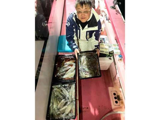 良型主体で束釣りも！（船長撮影）。 &copy;釣りビジョン