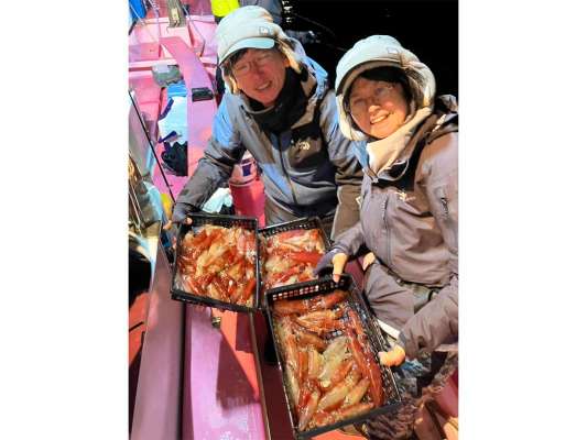 取材後日に釣況復活！（船長撮影）。 &copy;釣りビジョン