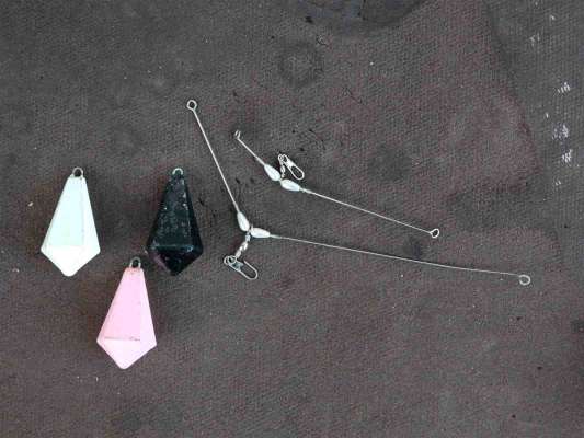 天秤は誘い重視なら短め、水深や潮に応じて使い分け。 &copy;釣りビジョン