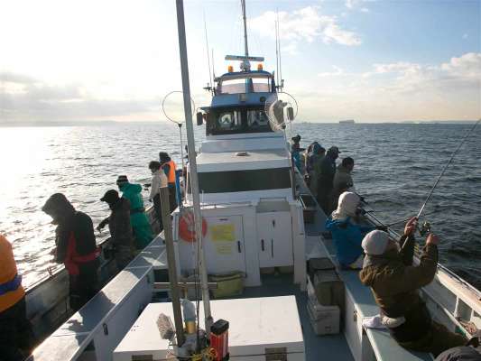 シロギス釣りスタート。 &copy;釣りビジョン