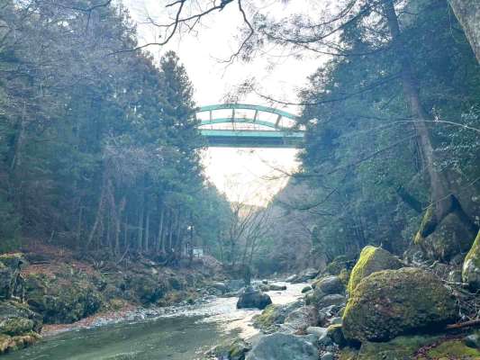 早朝の渓には釣り人も少なく、まさに独り占め状態。 &copy;釣りビジョン