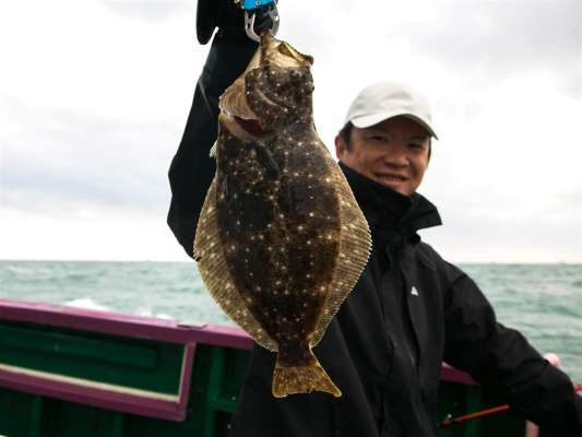 厳しい海況の中での1枚は嬉しい。 &copy;釣りビジョン