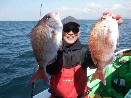 「今日は良い調子でした！次回は大ダイを狙います！」 &copy;釣りビジョン