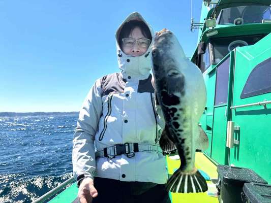 粘りの釣りで本命ゲット！ &copy;釣りビジョン