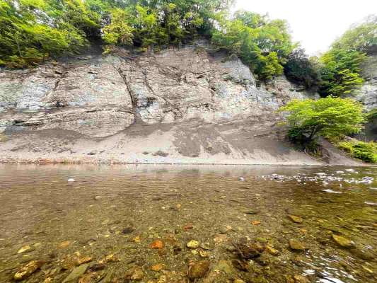 景色が一転する下流域！良い感じの川相だが…。 &copy;釣りビジョン